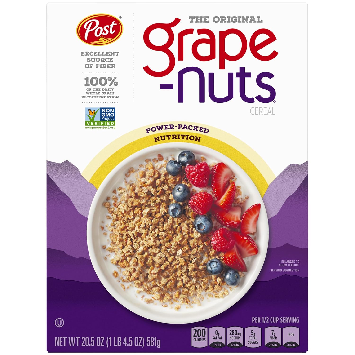 20.5-Oz Post Grape-Nuts Breakfast Cereal $2.84 w/ S&S + Free Shipping w/ Prime or on $35+