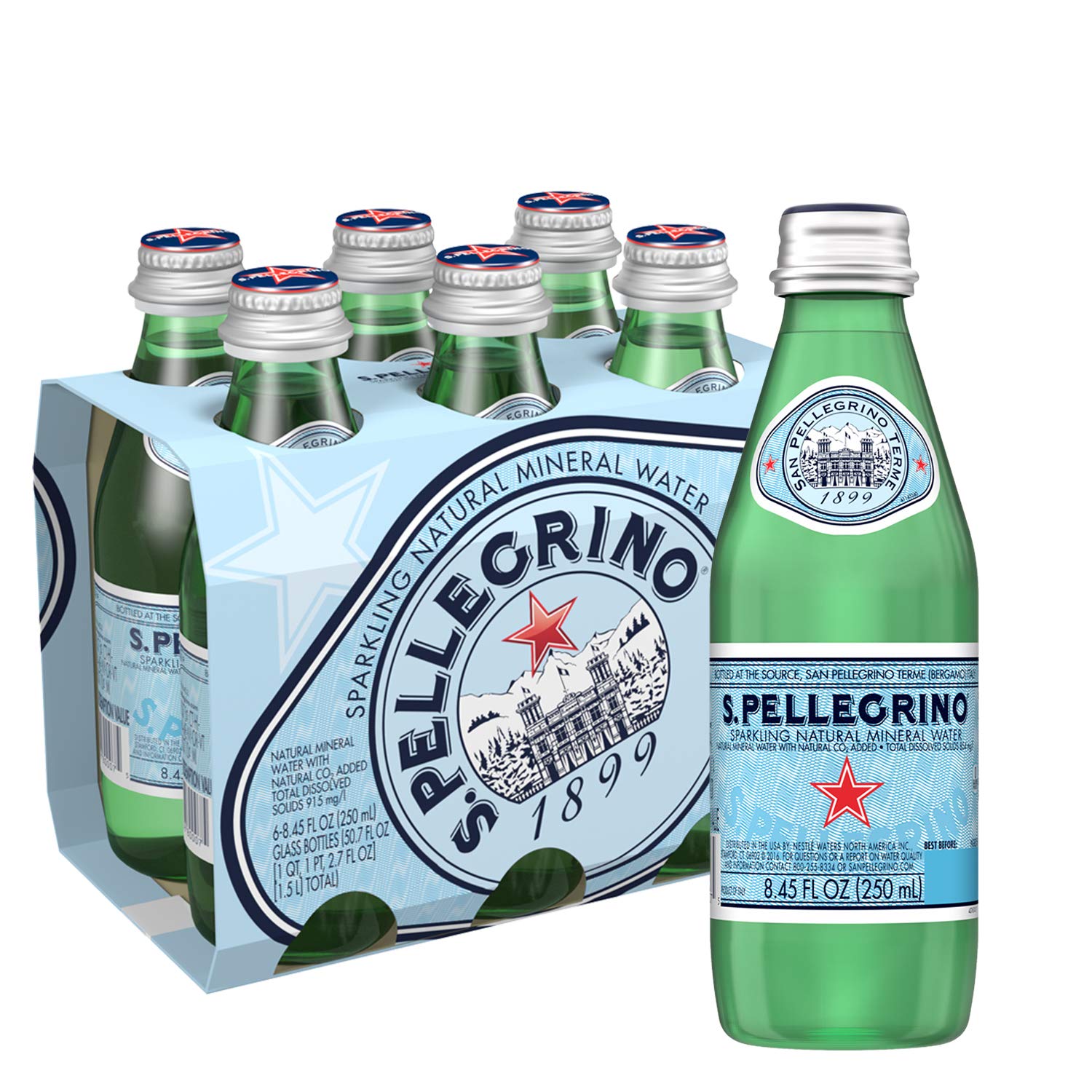 6-Count 8.45-Oz S.Pellegrino Sparkling Natural Mineral Water $4.65 + Free Shipping w/ Prime or on $35+