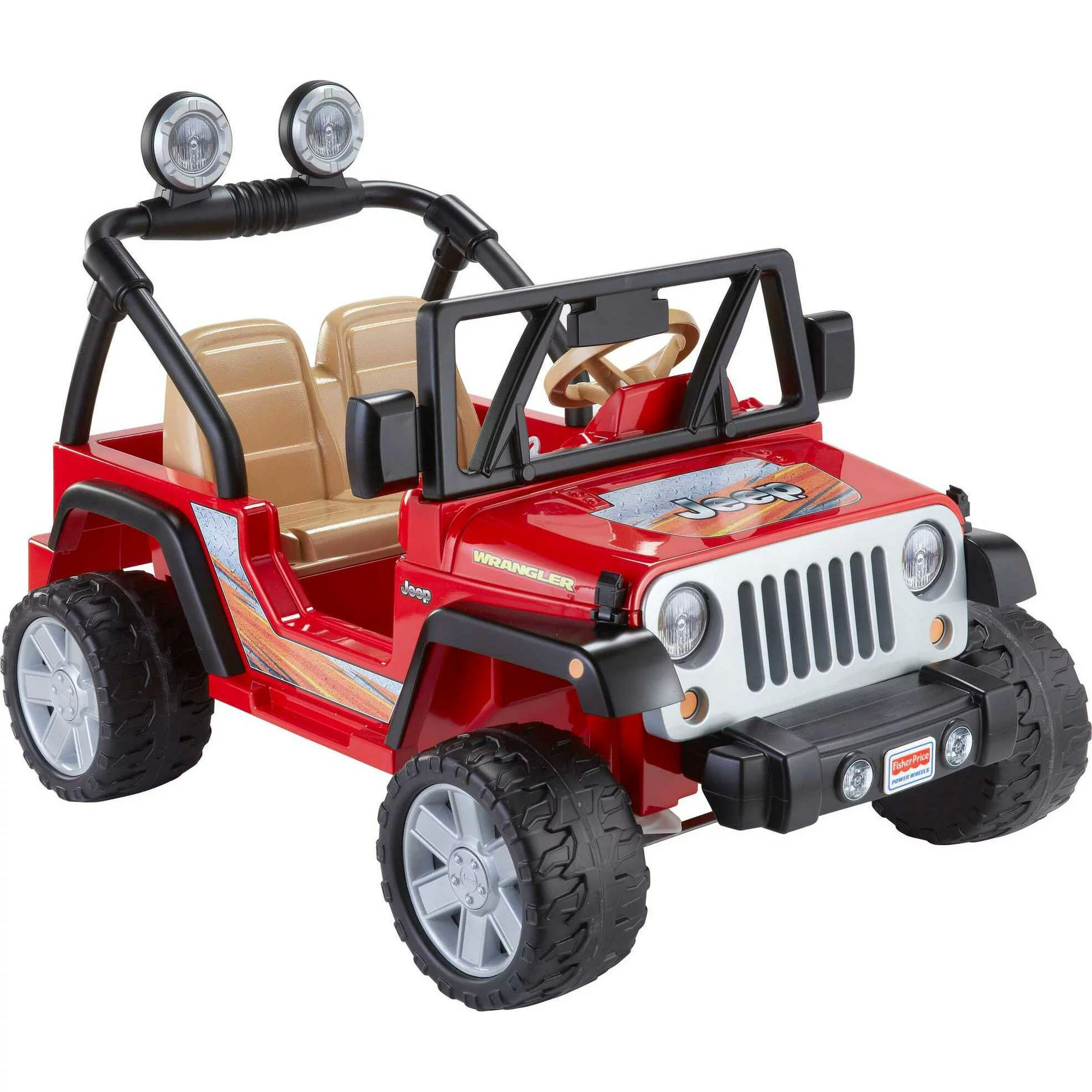 Red jeep sales power wheels
