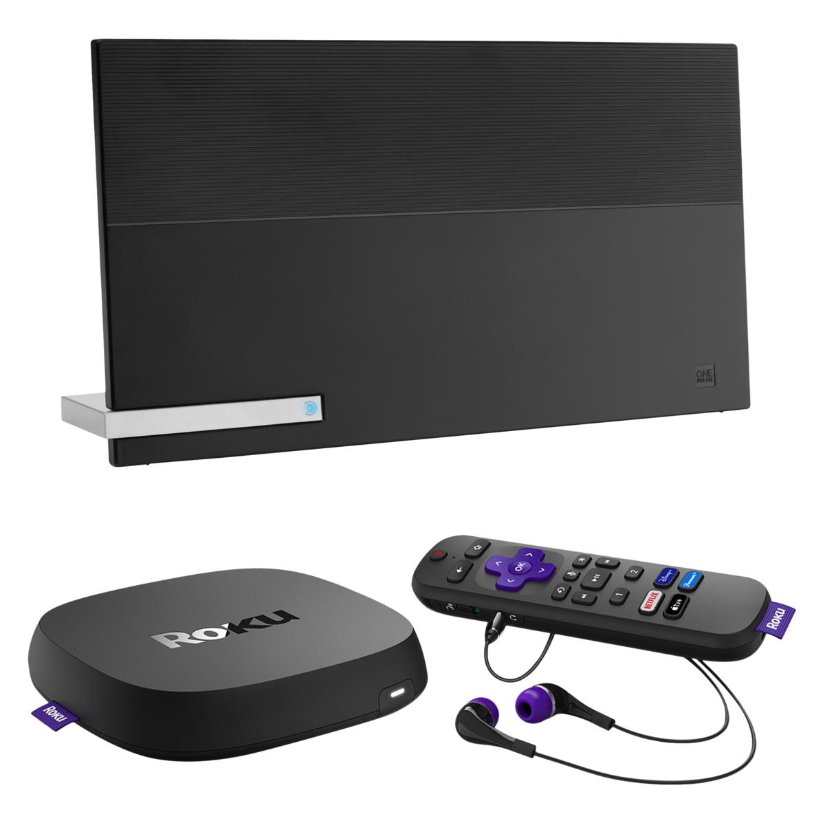 New HSN Customers Roku Ultra 4K + OneForAll 50Mile Amplified