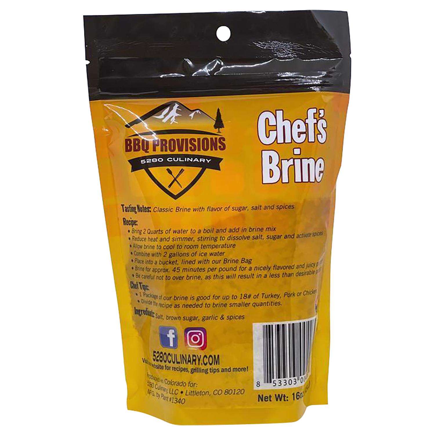 16-Oz 5280 Culinary BBQ Provisions Chefs Brine Mix (Classic or Bayou Cajun) $8.99 + Free Store Pickup at Ace