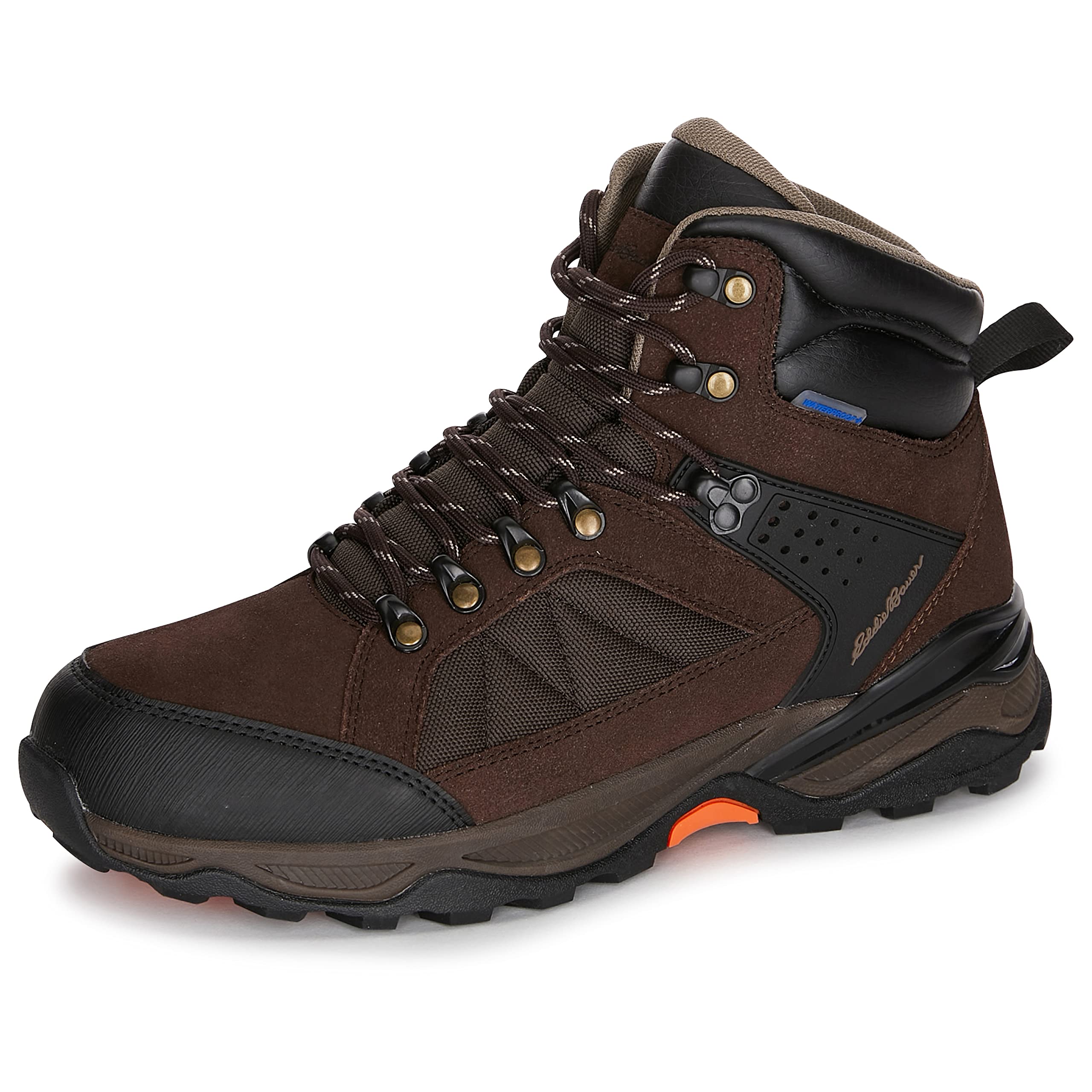 Eddie Bauer Men's Mount Hood Waterproof Hiking Boots (Brown) $48 + Free ...
