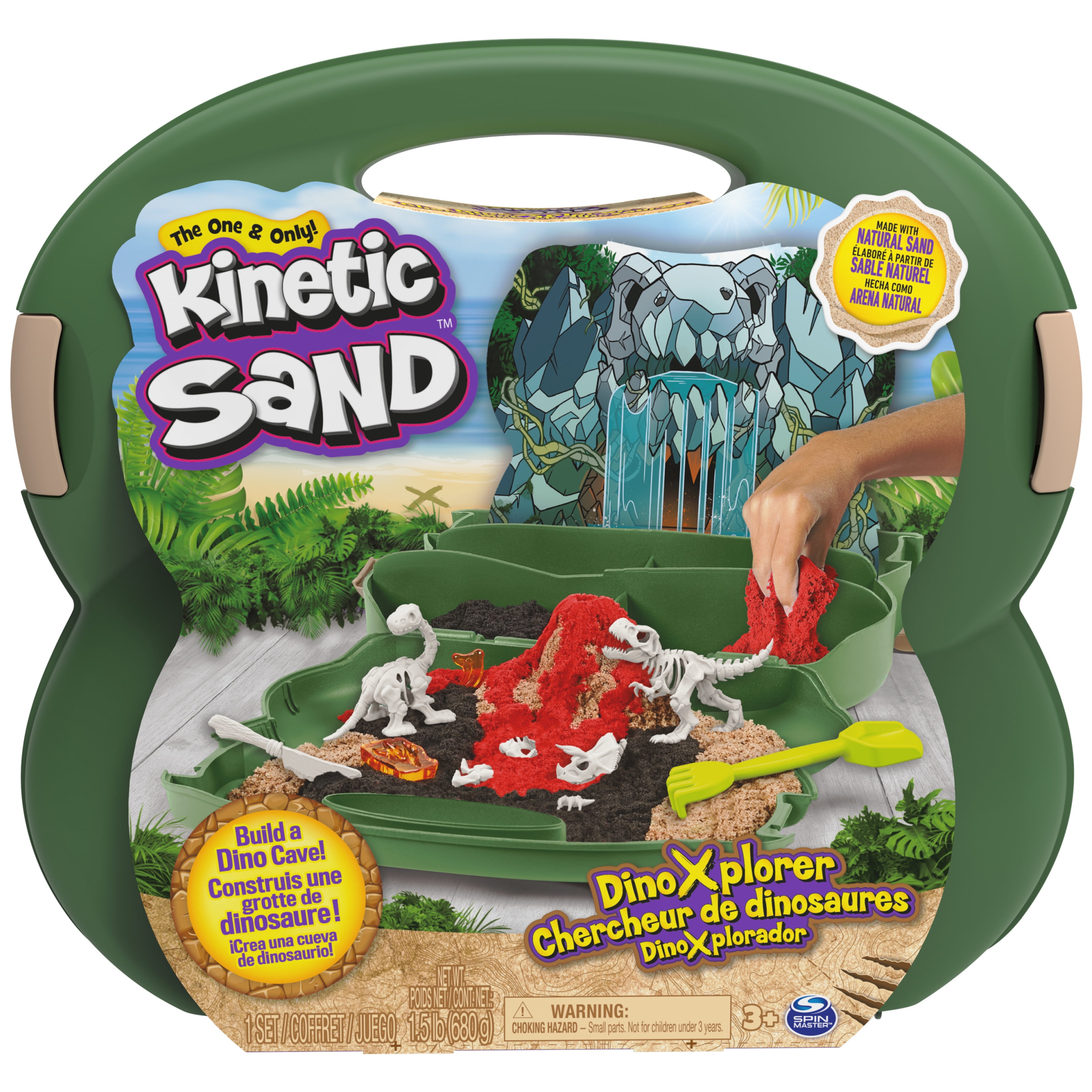 Kinetic Sand Playsets: Dino Xplorer or Scents Ice Cream Station $15 + Free S&H w/ Walmart+ or $35+
