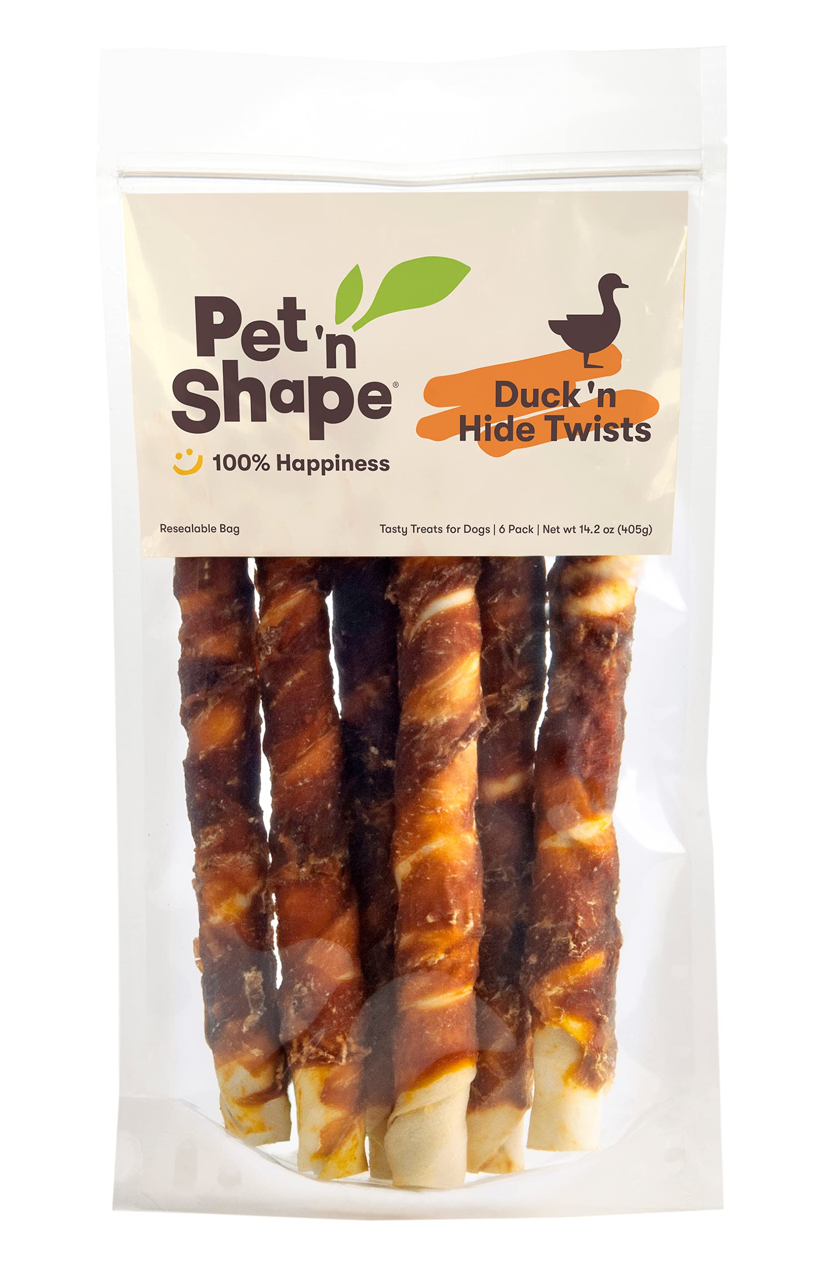 14.2-Oz Pet 'n Shape Duck 'n Hide Large Twists $2.73 w/ S&S + Free Shipping w/ Prime or on $35+