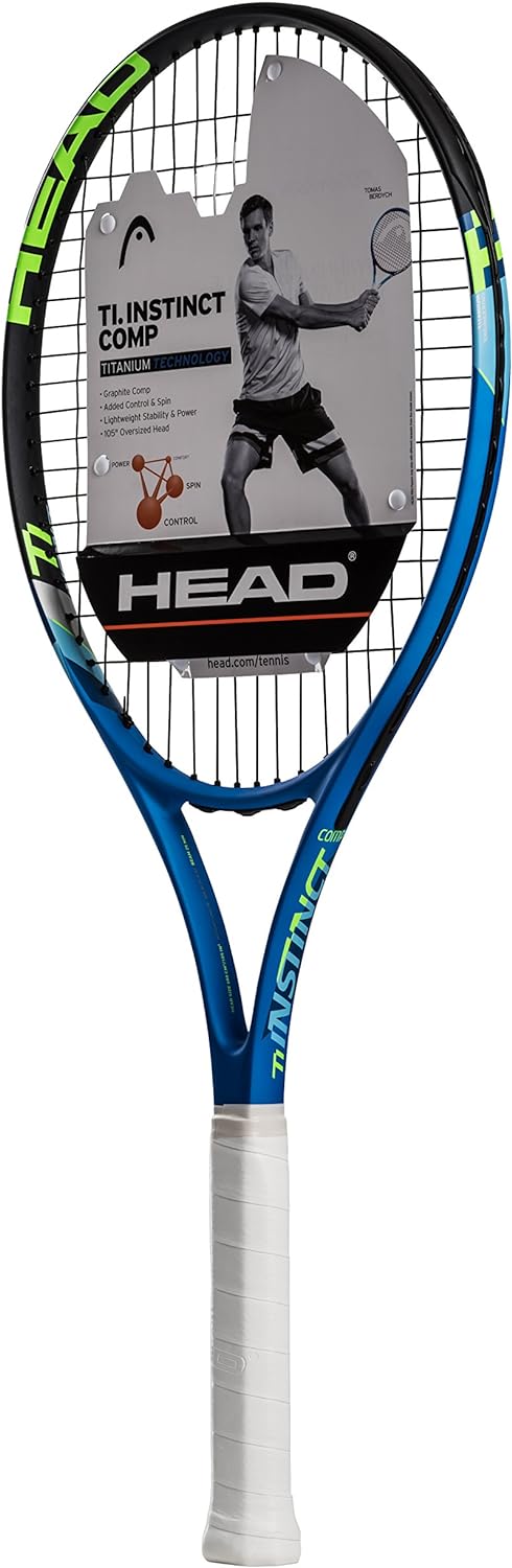 27" Head Ti. Instinct Comp Pre-Strung Tennis Racquet w/ 4.25" Grip $15.46 + Free Shipping w/ Prime or on $35+