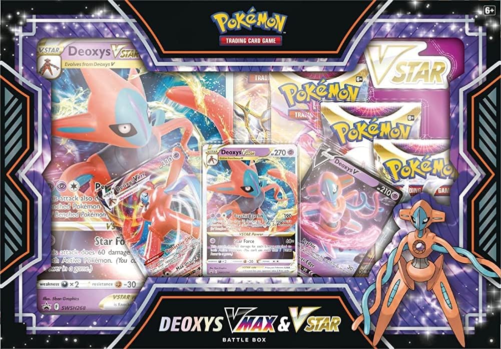 Pokémon TCG VMAX & VSTAR Battle Box (Deoxys or Zeraora) $23.68 + Free Shipping w/ Prime