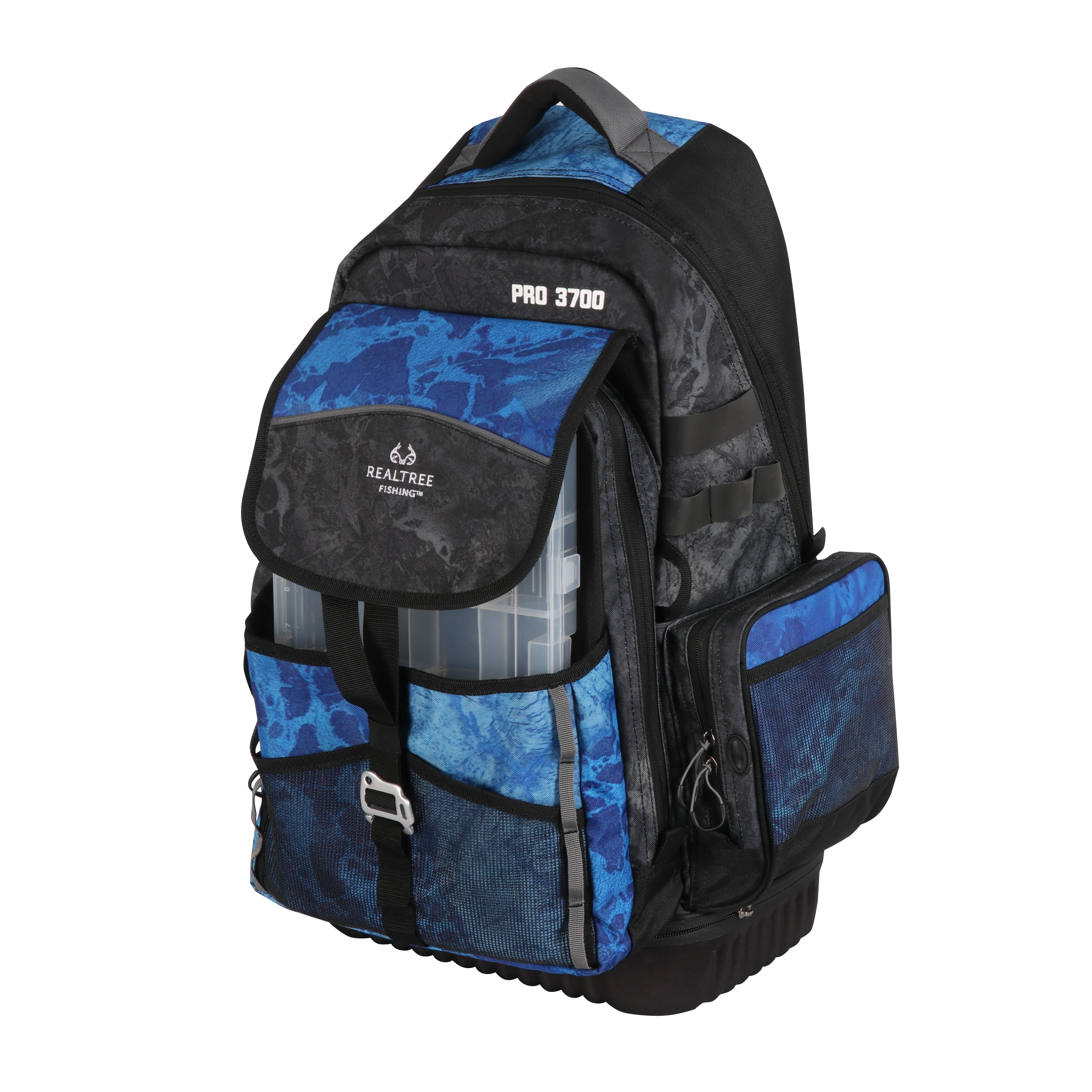 Realtree 3700 Fishing Tackle Pro Backpack w/ 5 Utility Boxes