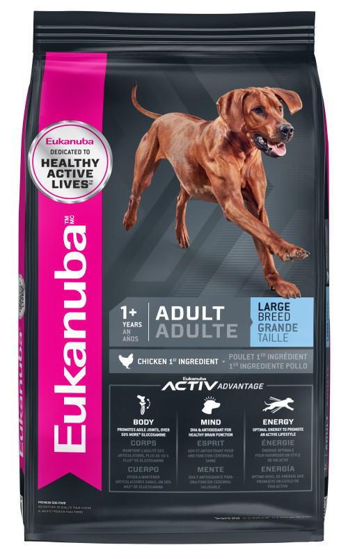 30-Lb Eukanuba Adult Dry Dog Food: Large Breed $33.35 + Free Shipping