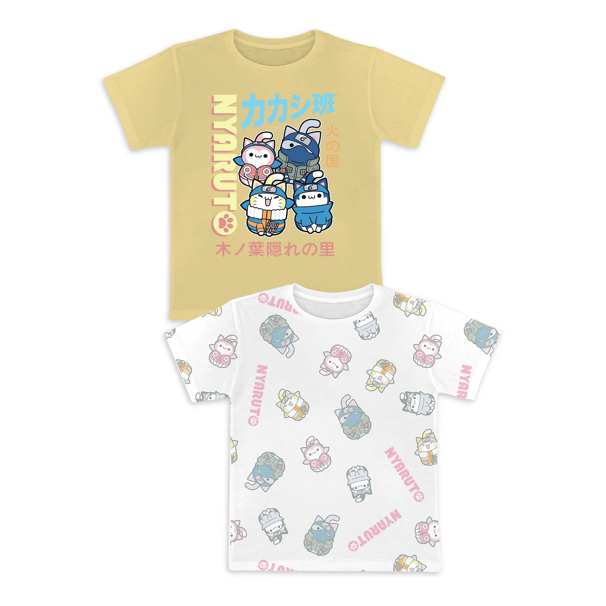 2-Piece Kids' Character Graphic T-Shirts: Peanuts, Naruto, Sonic, SpongeBob or Star Wars $5.50 ($2.25 each) & More + Free S&H w/ Walmart+ or $35+