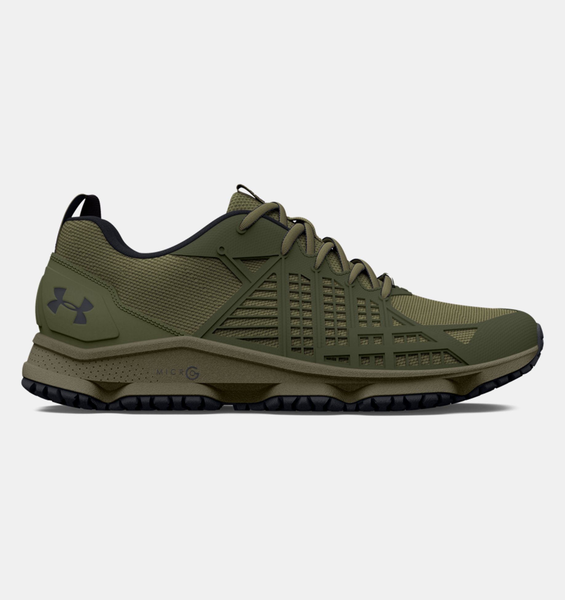 Under Armour Men's UA Micro G Strikefast Tactical Athletic Shoes (Green/Gray) $48 + Free Shipping