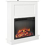 31.65” Ameriwood Home Ellsworth Heating Fireplace w/ Mantel (White) $160.69 + Free Shipping