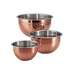 3-Piece Tramontina Gourmet Copper Clad Mixing Bowls Set $20 + Free S/H w/ Amazon Prime