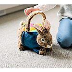 9.5&quot; x 11&quot; Animal Adventure Peter Rabbit Plush Basket $4.73 + Free Shipping w/ Prime or on $35+
