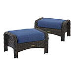 Better Homes & Gardens Outdoor Furniture: 2-Count Ravenbrooke Wicker Ottomans $111 &amp; More + Free Shipping