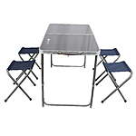 Ozark Trail Steel & Aluminum Folding Camp Table Set w/ Stools $30 + Free Store Pickup