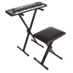 Santana Beginner/Youth 49-Key Electronic Keyboard Bundle w/ Stand, Seat &amp; Microphone $64.49 Shipped