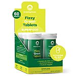 60-Count Amazing Grass Fizzy Green Superfood Water Flavoring Tablets (Lemon Lime) $8