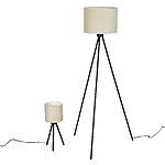 2-Piece Better Homes &amp; Gardens Modern Tripod Floor &amp; Table Lamp Set w/ Shades (Bronze or Black Finish) $29.98 + Free S&amp;H w/ Walmart+ or $35+