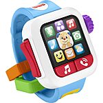 Fisher-Price Laugh & Learn Time to Learn Smartwatch Toy w/ Lights & Music $4