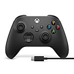 Xbox Core Wireless Controller + USB-C Cable (Carbon Black) $42.99 + Free Shipping w/ Prime