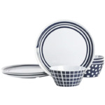 8-Piece Gap Home Melamine Dinnerware Sets: Flowing Watercolors or Playful Patterns (Various Colors) $12.48  + Free S&amp;H w/ Walmart+ or $35+