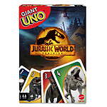 Mattel Giant UNO Jurassic World Card Game $4.78  + Free S&amp;H w/ Walmart+ or $35+