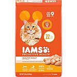 Select Accts: IAMS Proactive Health Dry Cat Food: 22-lbs Healthy Adult (Chicken) $18 &amp; More w/ S&amp;S