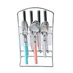17-Piece Mainstays Aura Flatware Set w/ Storage Rack $4 + Free S&amp;H w/ Walmart+ or on $35+