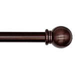 Curtain Rods: Mainstays 5/8" Ball Curtain Rod (48"-84", Various Colors) $4 &amp; More