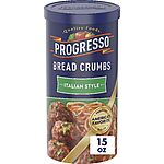 15-Oz Progresso Italian Style Breadcrumbs $1.53 w/ S&amp;S + Free Shipping w/ Prime or on $35+