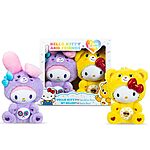 2pc Care Bears x Hello Kitty Plush: Hello Kitty Funshine Bear + My Melody Share Bear $10 + Free Store Pickup