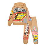 2-Piece Boys' Graphic Hoodie &amp; Joggers Set (4-20): SpongeBob, Sonic, Looney Tunes or Bart Simpson from $11.64 + Free S&amp;H w/ Walmart+ or on $35+