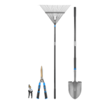 4-Piece HART Garden Tool Kit: Shovel, Rake, Hedge Shears, & Bypass Hand Pruner $48.30 + Free Shipping