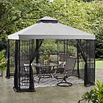 Mainstays Easy Assembly Gazebo w/ Mosquito Netting: 10' x 10' $147 or 10' x 12' $197 + Free Shipping