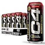 12-Ct 16-Oz Cellucor C4 Ultimate x WWE Sugar Free Energy Drink (Berry Powerbomb) $13.50 w/ Subscribe &amp; Save
