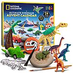 National Geographic Ultimate Dinosaur Advent Calendar w/ 24 Activities &amp; Figures $4.49 + Free Shipping w/ Prime or on $35+