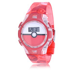 Pokémon Kids' Poke Ball LCD Watch w/ Flashing Strap &amp; Dial $2.99 + Free S&amp;H w/ Walmart+ or on $35+