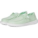 Hey Dude Women's Wally Shoes: Stretch Canvas (Bay Blue) or Sparkle Bow (Rose Gold) $23 + Free Shipping