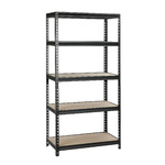 5-Tier WorkPro Steel Storage Shelf Unit (4000lb Total Capacity, Black) $60 + Free Shipping