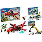 LEGO Emergency Air Ambulance Plane + Construction Excavator + Fire Rescue Plane $116 + Free Shipping