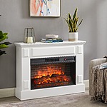 40&quot; Old Captain Fireplace w/ 1400W Heating Insert (white finish, 400 sq ft) $110 + Free Shipping