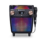 Singing Machine Portable Bluetooth System + Light Show (SML693BK, Black) $11.50 + Free S&amp;H w/ Walmart+ or on $35+