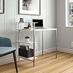 36&quot; Mainstays Student Desk w/ Side Storage (White) $19 + Free S&amp;H w/ Walmart+ or on $35+