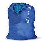 Honey-Can-Do Mesh Laundry Bag w/ Drawstring (Blue) $2.44 + Free Shipping w/ Prime or on $35+