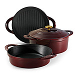 Sam's Club Members: 4-Piece Tramontina Stackable Enamel Cast Iron Cookware Set (Various Colors) $79.16 &amp; More + Free Shipping on $50+ Plus Members