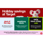 Target 2025 Early Black Friday Sale (11/6), Holiday Deals, Price Match Guarantee, &amp; More (Starting 11/1)
