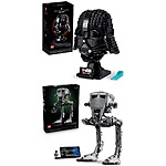 LEGO Star Wars Bundle: 1513-Piece AT-ST Walker (75417) + 834-Piece Darth Vader Helmet (75304) $210 + Free Shipping