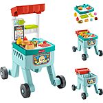 14-Piece Fisher-Price Baby 4-in-1 Snack Cart Push Walker &amp; Learning Activity Toy $29.99 + Free Shipping w/ Prime or on $35+