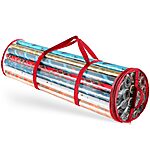 11&quot; x 41&quot; Hearth &amp; Harbor Gift Wrapping Paper Storage Bag (Fits Up To 14 Rolls, Holiday Red) $2.82 + Free Shipping w/ Prime or on $35+