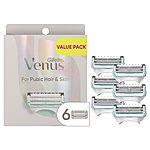 6-Count Gillette Venus Intimate Grooming Razor Blade Refills $9.94 w/ S&amp;S + Buy 3, Get $10 Amazon Credit + Free Shipping w/ Prime or on $35+